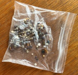 Beads in a baggie